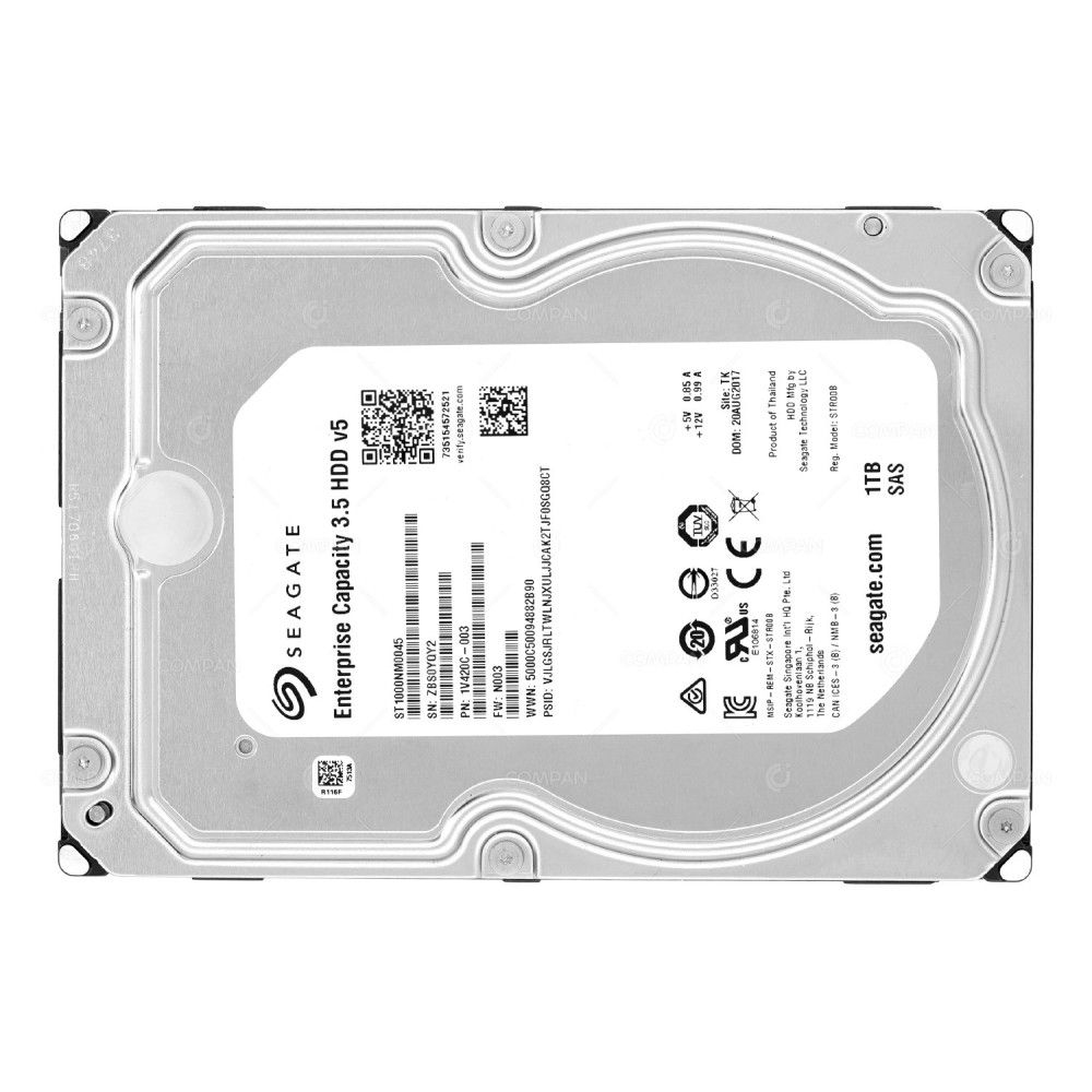 ST1000NM0045 SEAGATE 1TB 7.2K 12G SAS 128MB CACHE 3.5 LFF HARD DRIVE 1V420C-003